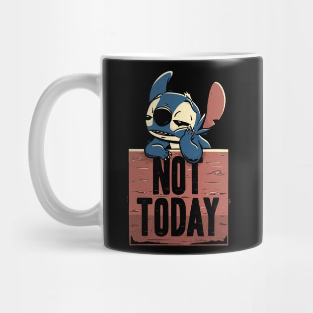 Stitch Not Today by eduely